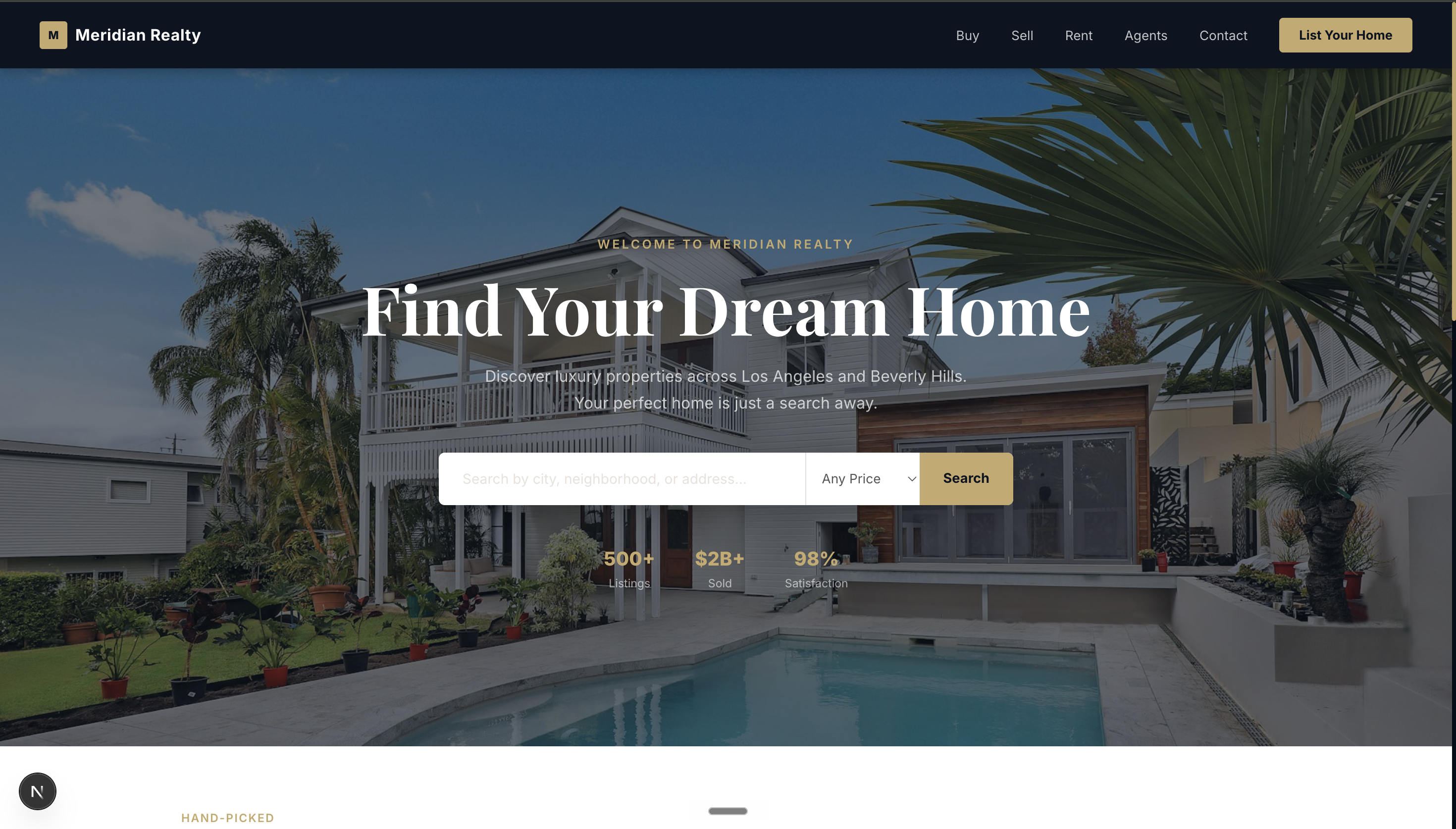 Old listing experience